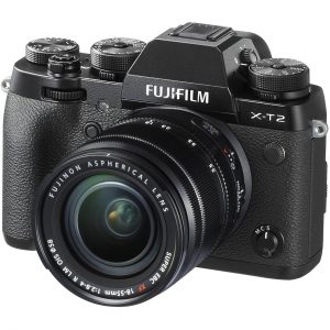 Fujifilm X-T2 body with lens