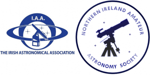Northern Ireland Amateur Astronomy Society and Irish Astronomical Association logos